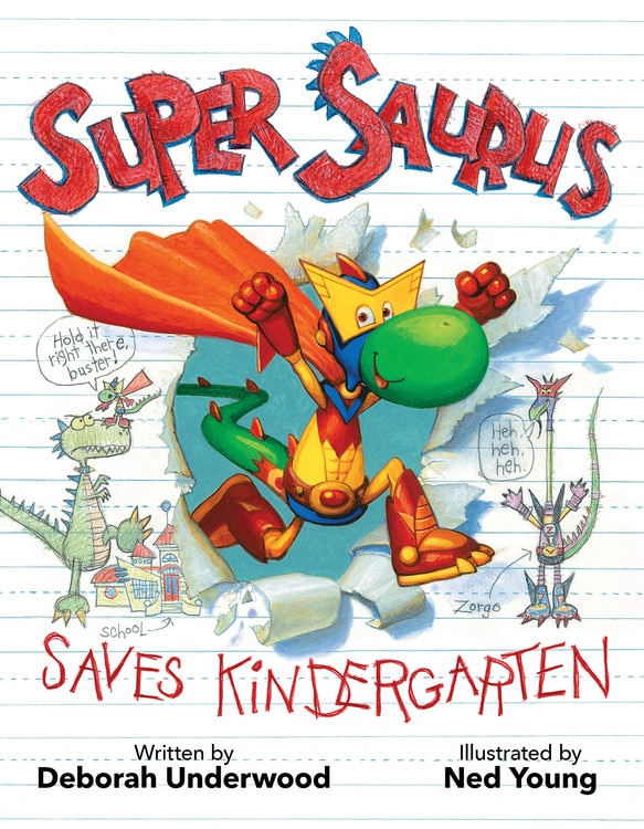 Front cover_Super Saurus Saves Kindergarten