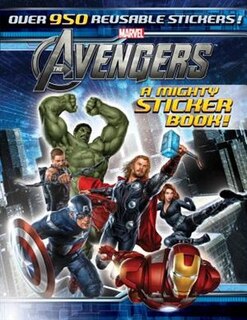 Front cover_The Avengers: A Mighty Sticker Book