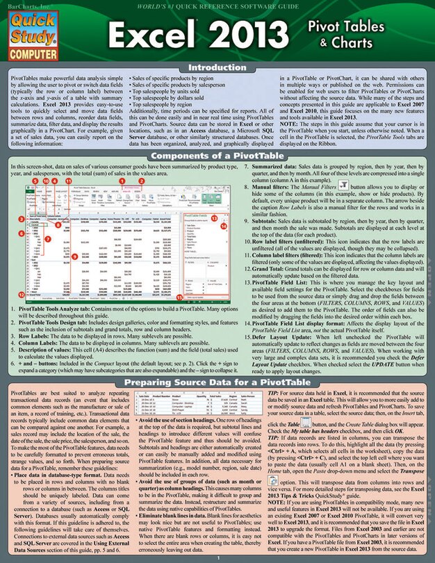 Front cover_Excel 2013 Pivot Tables And Charts
