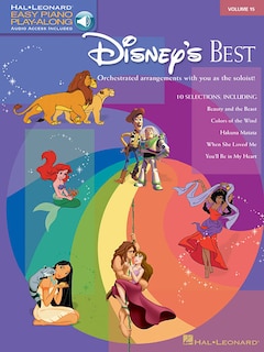 Disney's Best: Easy Piano Play-along Volume 15