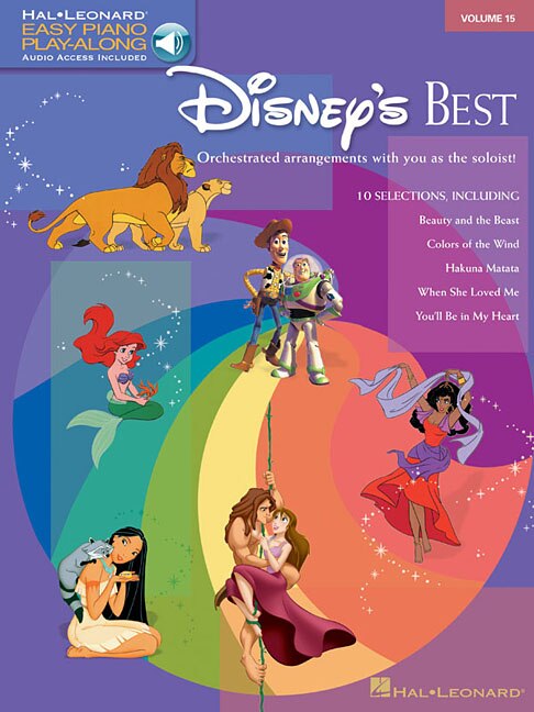 Disney's Best: Easy Piano Play-along Volume 15