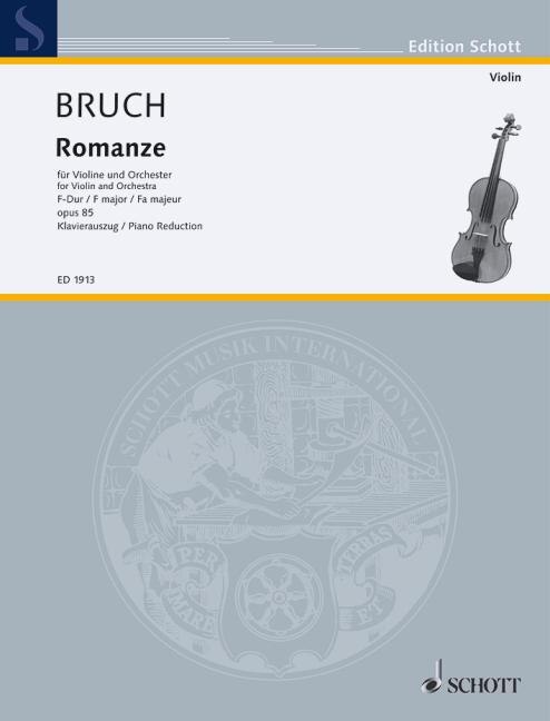 Couverture_Romanze in F Major Op. 85