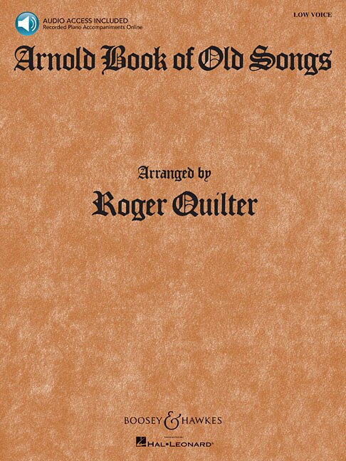 Front cover_Arnold Book of Old Songs