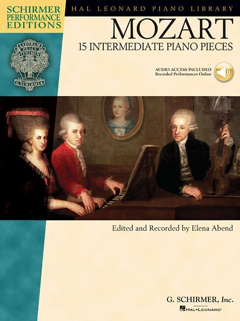 Front cover_Mozart - 15 Intermediate Piano Pieces