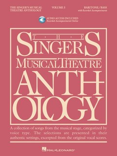 Singer's Musical Theatre Anthology - Volume 3: Baritone/bass Book With Online Audio
