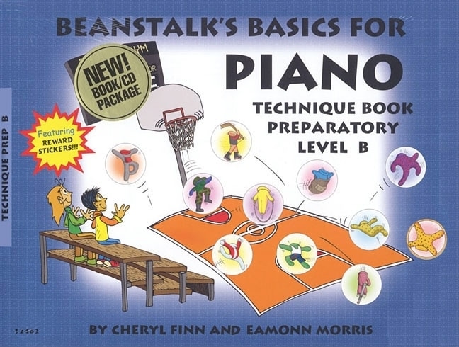 Front cover_Beanstalk's Basics for Piano - Technique Books