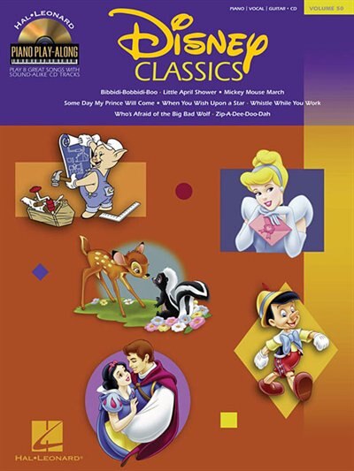 Disney Classics: Piano Play-Along Volume 50