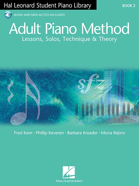 Hal Leonard Student Piano Library Adult Piano Method Book 2: Book/online Audio - U.k. Edition