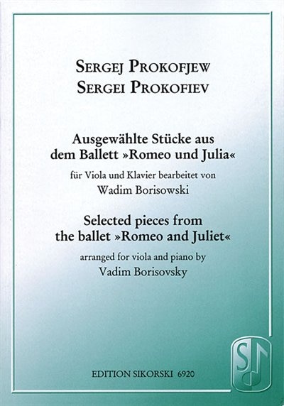 8 Pieces from Romeo and Juliet: for Viola and Piano