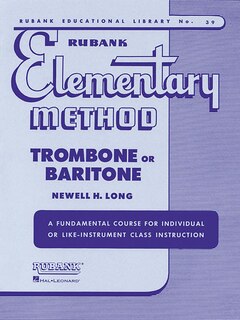 Front cover_Rubank Elementary Method - Trombone Or Baritone