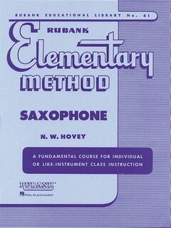 Couverture_Rubank Elementary Method - Saxophone