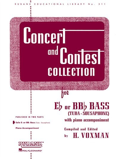 Couverture_Concert And Contest Collection For Bass/tuba (b.c.)