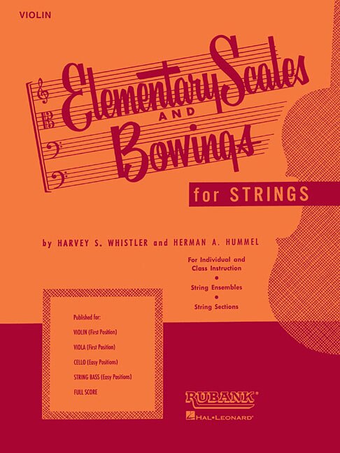 Front cover_Elementary Scales And Bowings - Violin