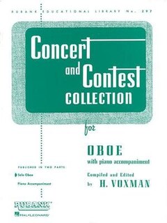 Couverture_Concert And Contest Collection For Oboe