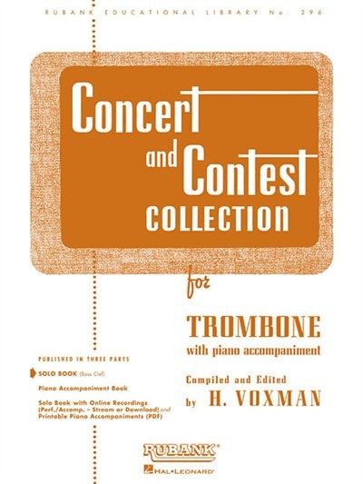 Front cover_Concert And Contest Collection For Trombone