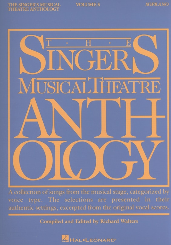 Front cover_The Singer's Musical Theatre Anthology - Volume 5: Soprano Book