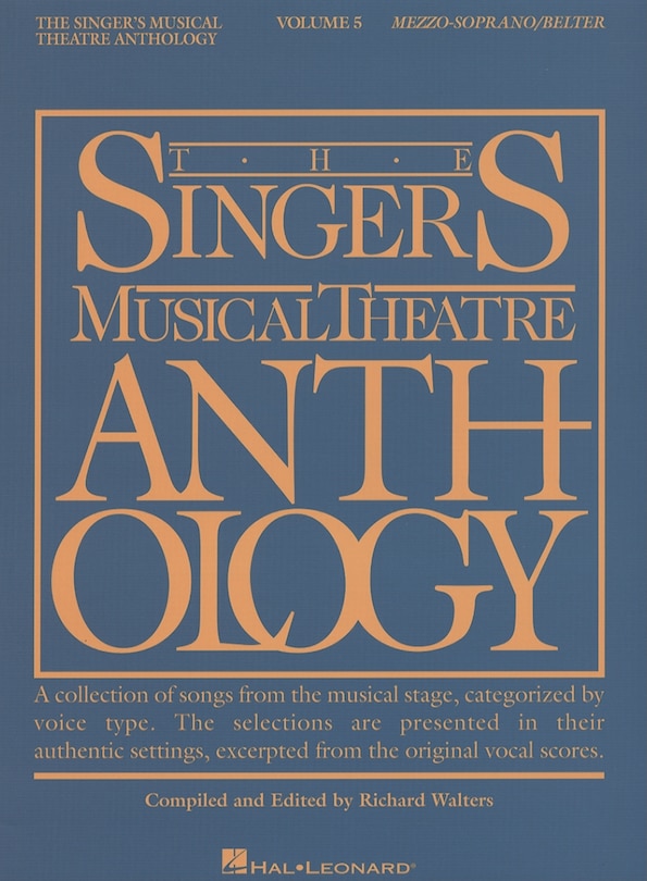 Front cover_The Singer's Musical Theatre Anthology - Volume 5: Mezzo-Soprano/Belter Book