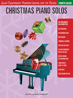 Front cover_Christmas Piano Solos - Fourth Grade (Book Only)