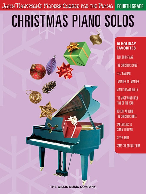 Front cover_Christmas Piano Solos - Fourth Grade (Book Only)