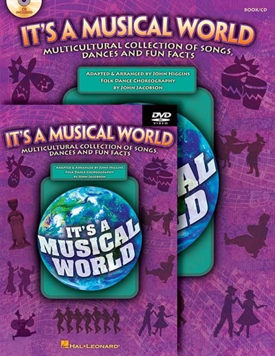 Couverture_It's a Musical World Multicultural Collection of Songs, Dances and Fun Facts (Book/Online Audio)
