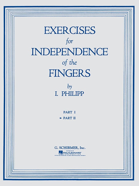 Exercises For Independence Of Fingers - Book 2: Piano Technique