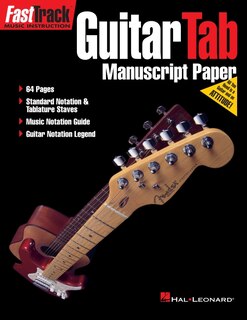 Couverture_Fasttrack Guitar Tab Manuscript Paper