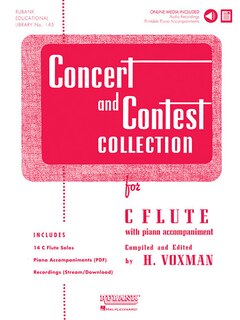 Front cover_Concert and Contest Collection for C Flute Book/Online Media