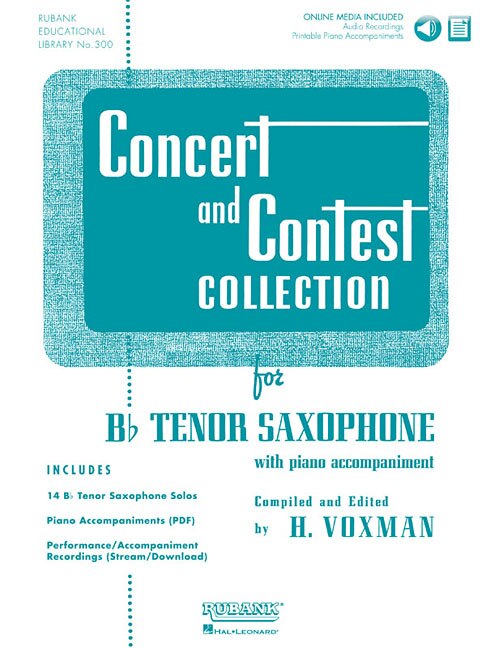 Front cover_Concert And Contest Collection For Bb Tenor Saxophone