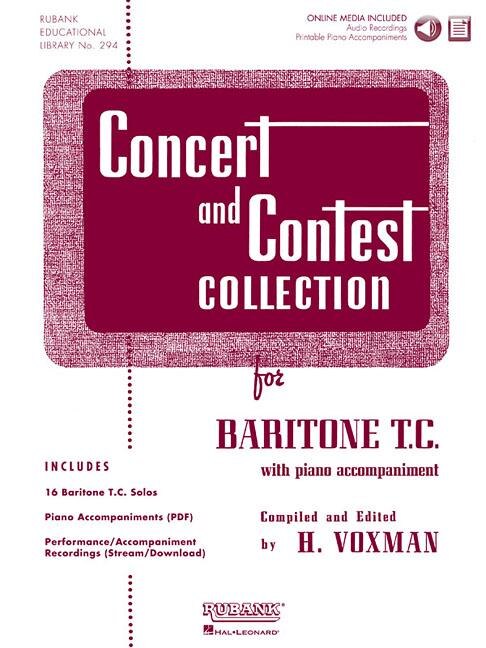 Concert and Contest Collection for Baritone T.C. (Book/Online Media): Solo Book with Online Media
