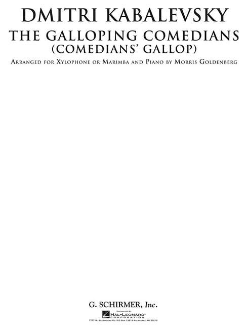 Front cover_The Galloping Comedians (Comedian's Gallop)