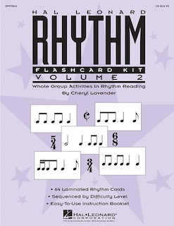 Hal Leonard Rhythm Flashcard Kit, Volume 2: Whole Group Activities In Rhythm Reading