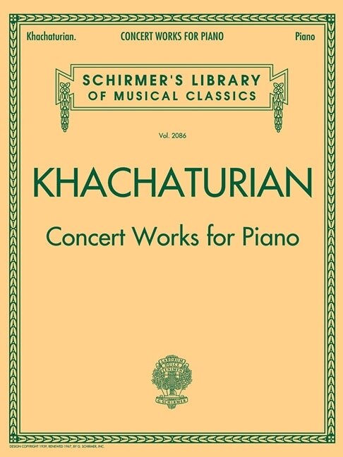 Concert Works for Piano: Schirmer Library of Classics Volume 2086