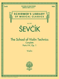Front cover_The School Of Violin Technics Complete, Op. 1