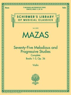 Couverture_75 Melodious And Progressive Studies Complete, Op. 36