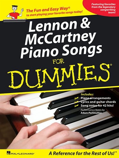 Couverture_Lennon & Mccartney Piano Songs For Dummies