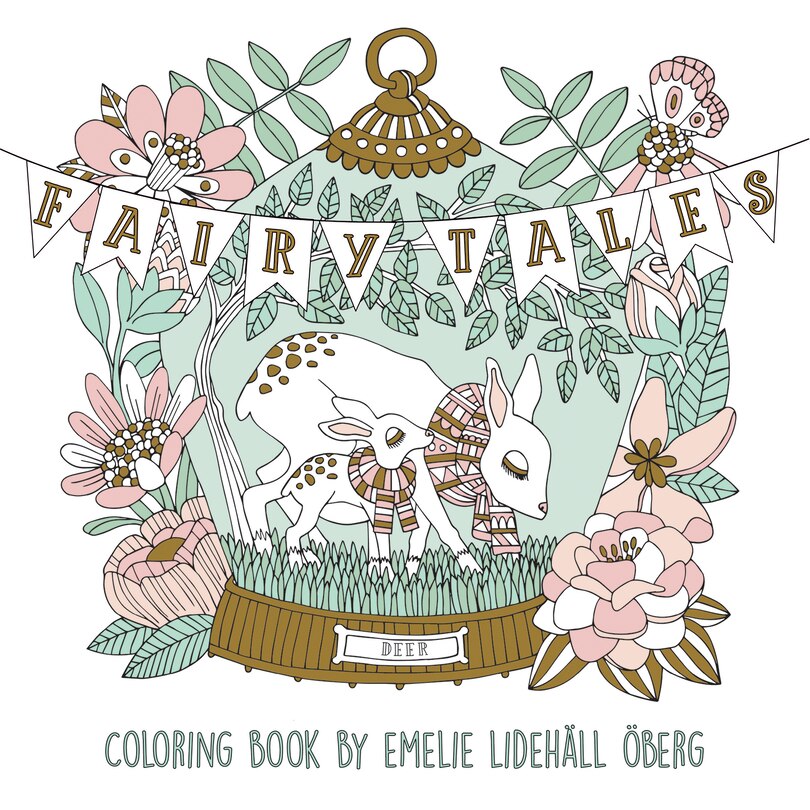 Front cover_Fairy Tales Coloring Book