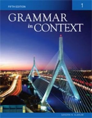 Front cover_Grammar In Context 1