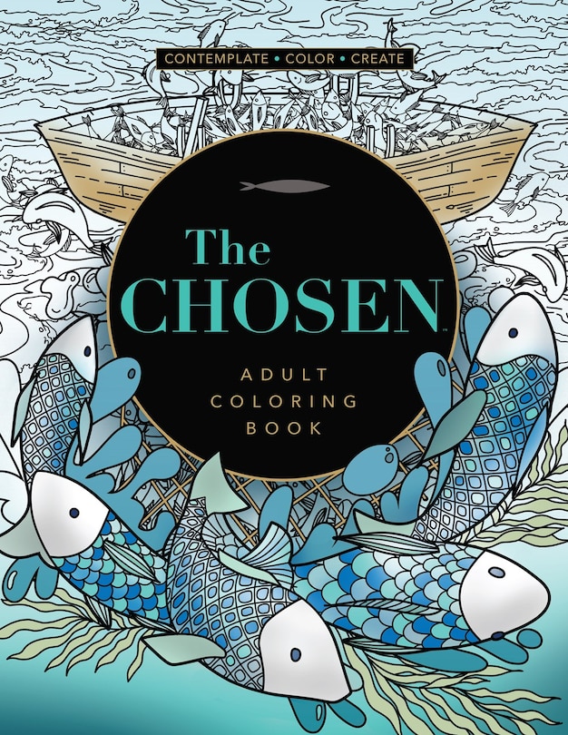 Front cover_The Chosen Adult Coloring Book