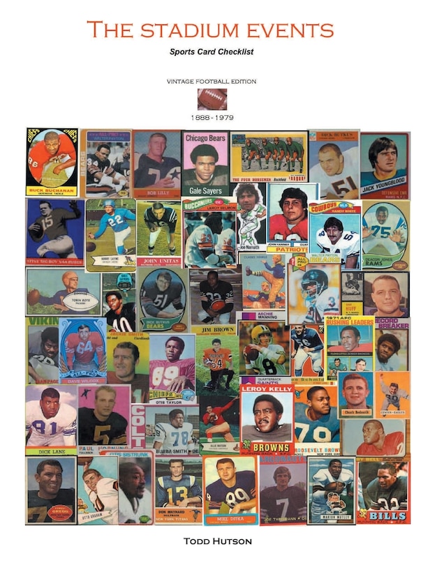 Front cover_The Stadium Events Sports Card Checklist - Vintage Football Edition