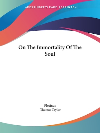 On The Immortality Of The Soul