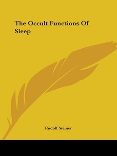 Couverture_The Occult Functions Of Sleep
