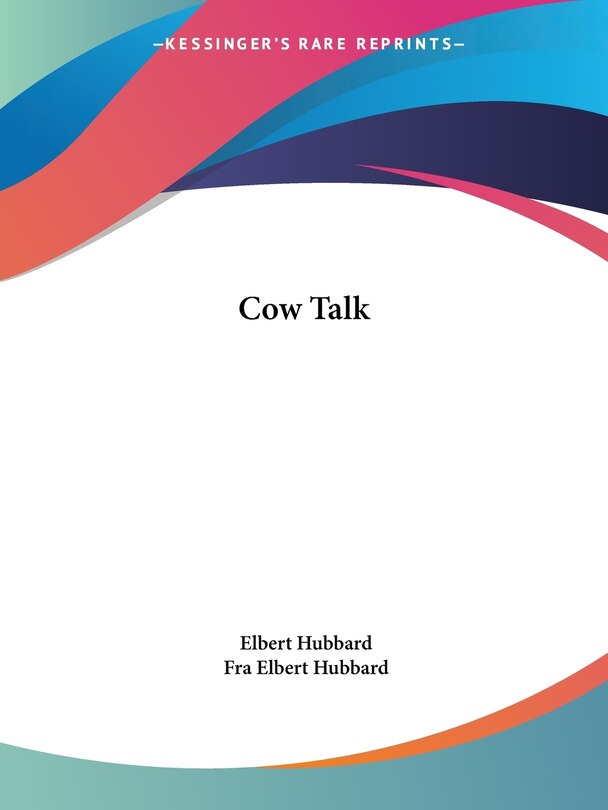 Front cover_Cow Talk