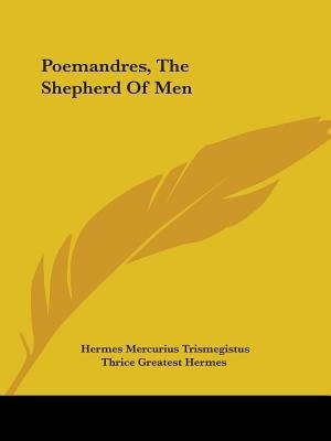 Couverture_Poemandres, The Shepherd Of Men