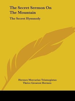 Couverture_The Secret Sermon On The Mountain