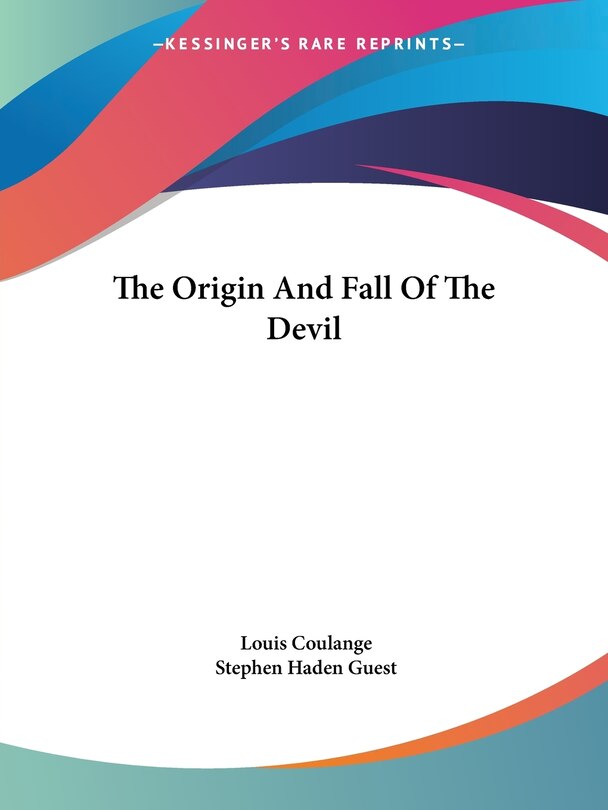 Couverture_The Origin And Fall Of The Devil