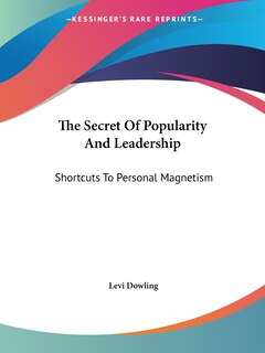 Front cover_The Secret Of Popularity And Leadership