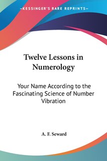 Front cover_Twelve Lessons in Numerology