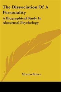 Front cover_The Dissociation Of A Personality