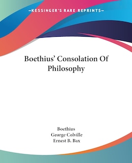 Couverture_Boethius' Consolation Of Philosophy