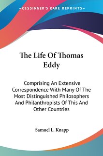 Couverture_The Life Of Thomas Eddy